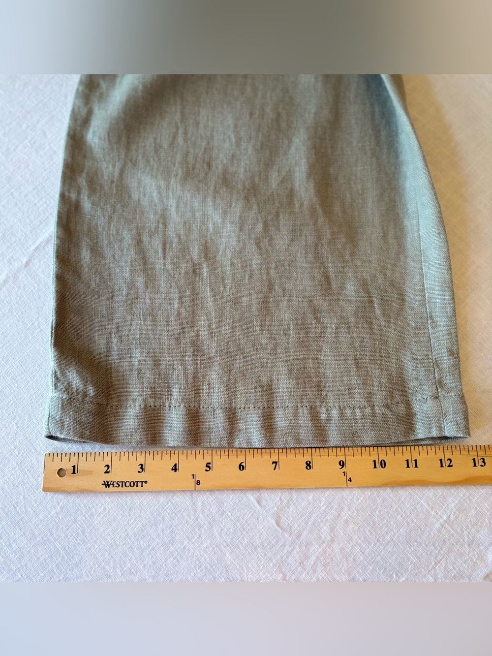 Zara Olive Green Wide-Leg Linen Women’s Pants. Sz XS - Picture 6 of 8